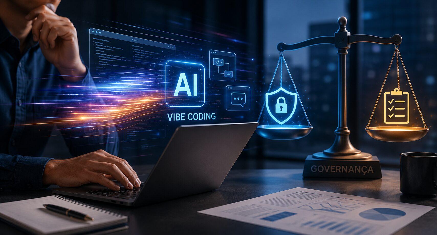 IA e vibe coding: a velocidade da inovação não pode ultrapassar a capacidade de governança
