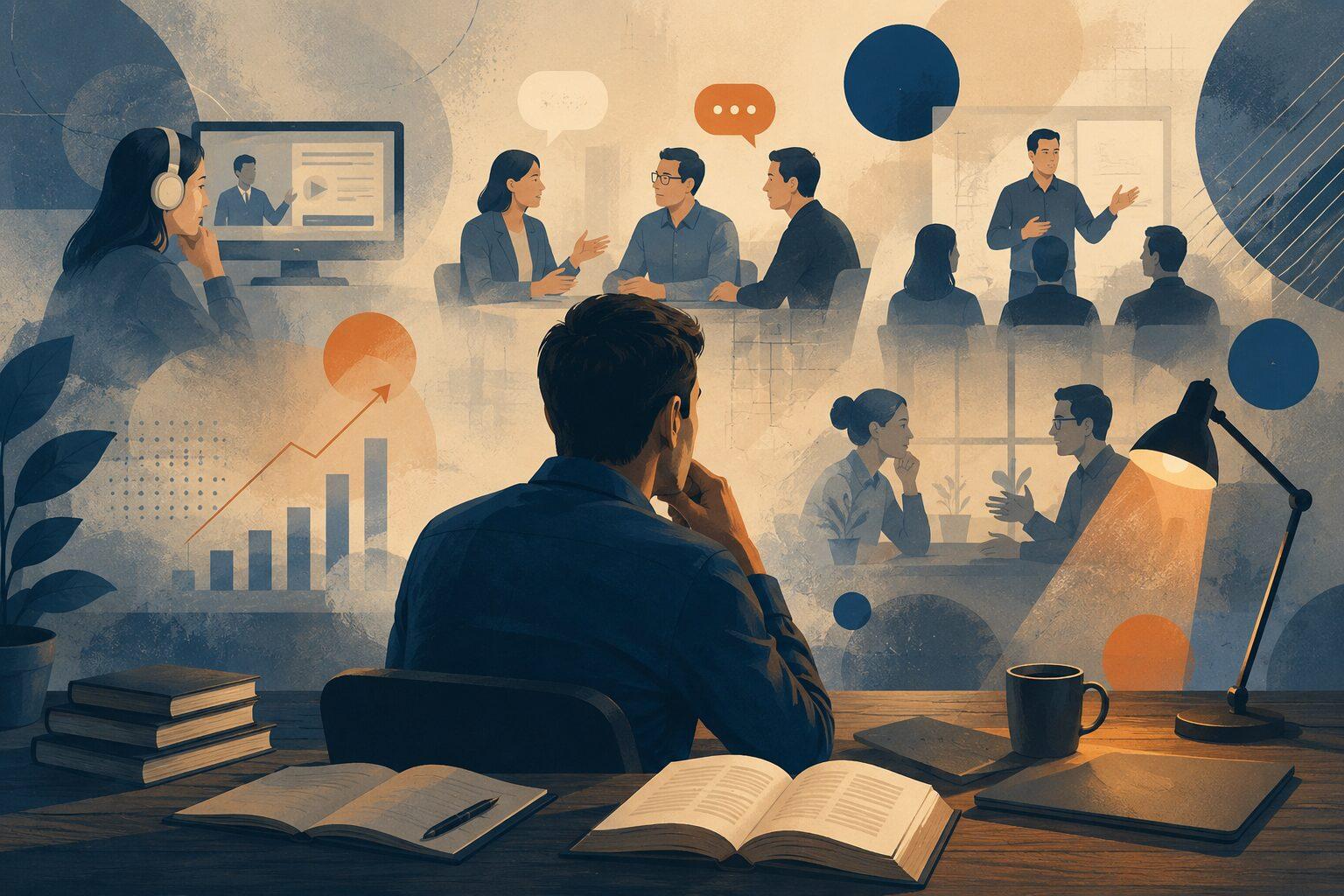 Você consome mais conteúdo de gestão do que qualquer geração anterior. E continua se sentindo despreparado. Por quê?