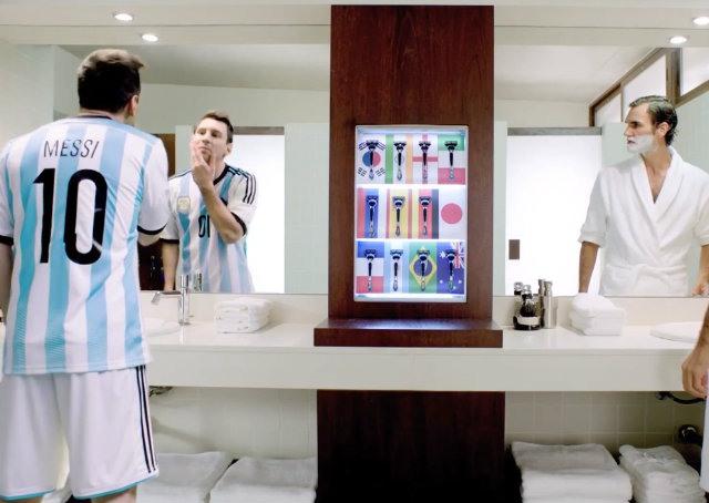 Para enfrentar Messi, Federer vira goleiro da seleção brasileira