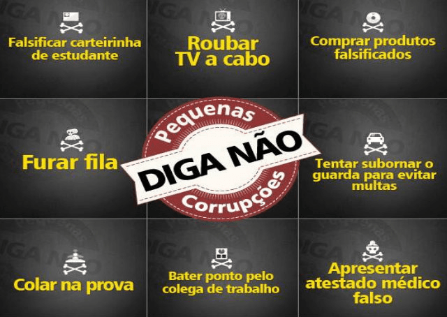 Abaixo o “jeitinho brasileiro”: campanha da CGU contra “pequenas corrupções” bomba nas redes sociais