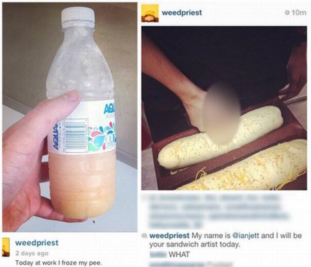 Funcionários do Subway passam pênis nos pães da lanchonete e postam foto no Instagram