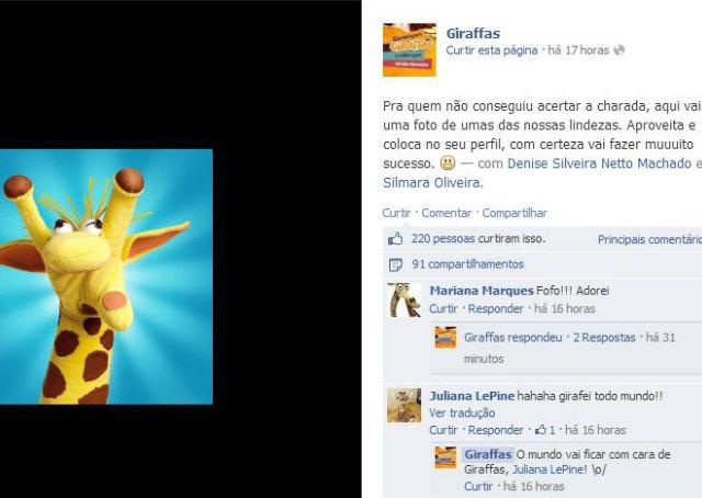 Conheça o mistério por trás das fotos de girafas no Facebook