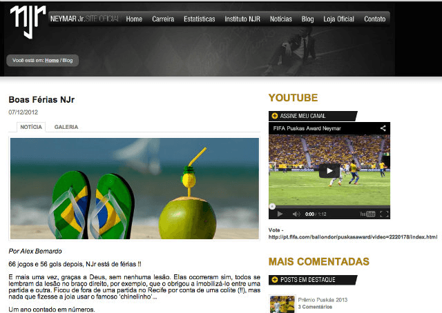 Fotógrafo processa Neymar por uso indevido de imagem