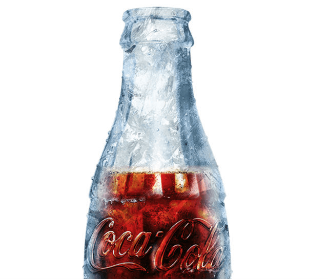 Coca-Cola vai servir bebida em garrafa de gelo em Guaratuba