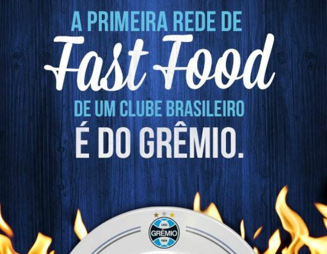 Grêmio vai lançar rede de fast-food e quer colaboração dos torcedores para escolher nome