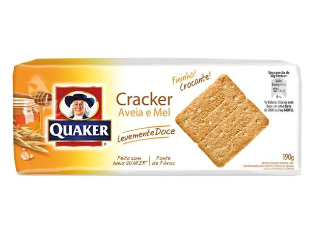 Quaker lança biscoito cracker com sabor adocicado inédito no mercado brasileiro