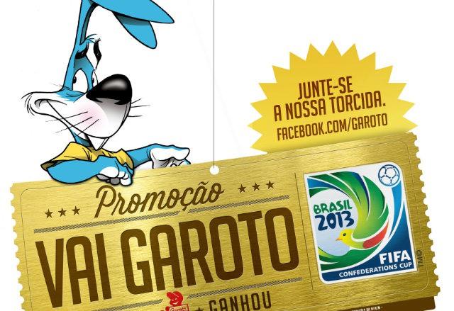 Promoção da Garoto dá ingressos para Copa das Confederações