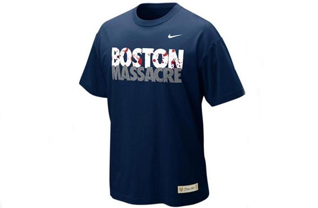 Depois de atentados nos EUA, Nike tira de circulação sua camiseta "Boston Massacre"