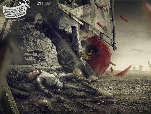 Pequeno Príncipe, Dom Quixote e Moby Dick são atacados por Call Of Duty, Angry Bird e Lost