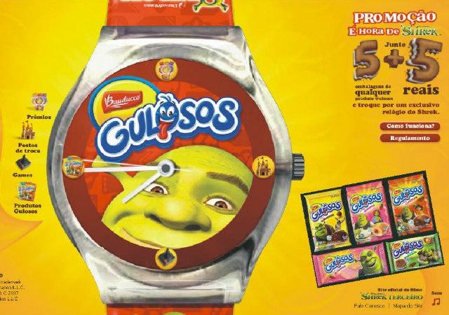 Bauducco deverá pagar multa por venda casada de relógio do Shrek