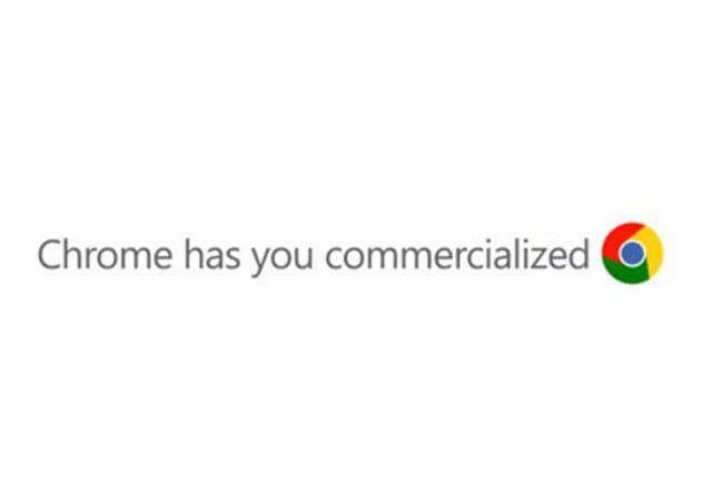 Microsoft faz paródia de campanha do Google Chrome