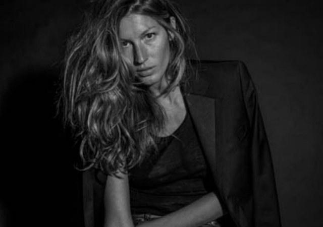 Campanha traz Gisele Bündchen sem maquiagem e cabeleireiro