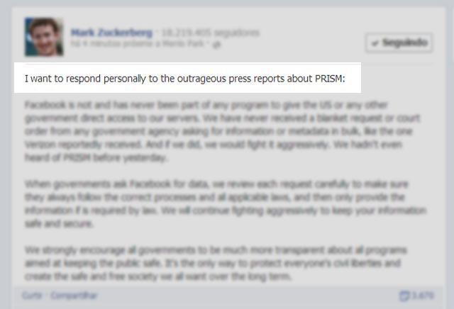 Mark Zuckerberg responde pessoalmente acusações de violação de privacidade de usuários