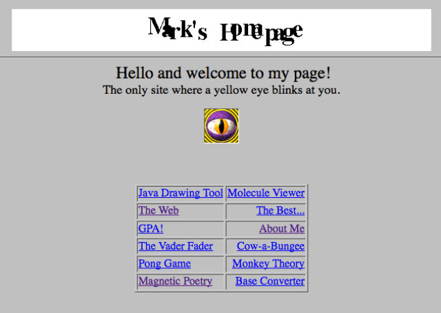 Conheça o primeiro site lançado por Mark Zuckerberg