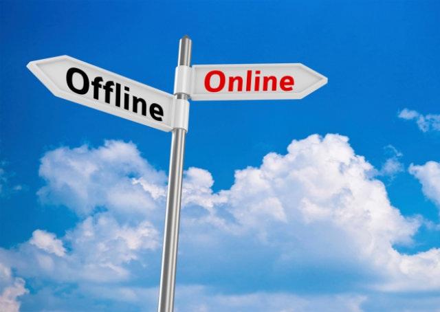 Como sair do mercado online para o offline?