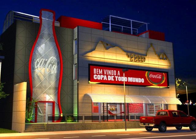 Casa Coca-Cola promove a "Copa de todo mundo" em frente ao Maracanã