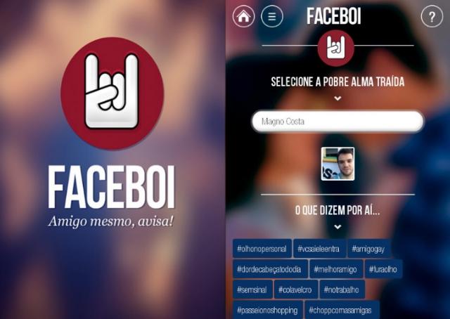 "Faceboi", o aplicativo que avisa sobre traições