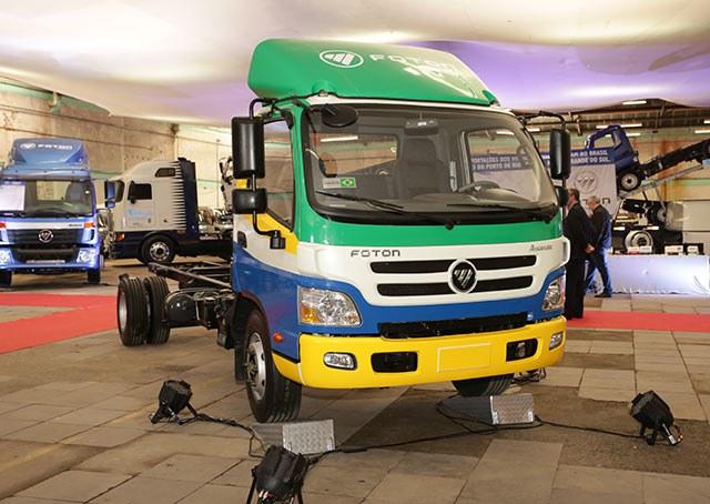 Foton apresenta protótipo do primeiro caminhão da marca a ser produzido no Brasil