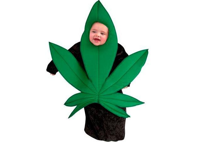 Site comercializa fantasia de maconha para bebês