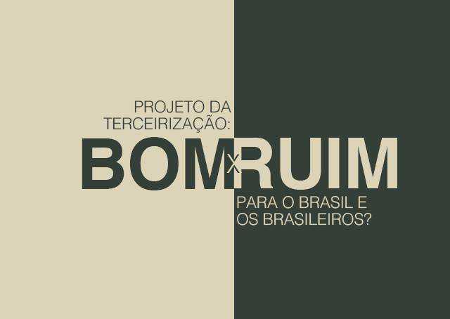 Veja argumentos favoráveis e contrários à terceirização e opine