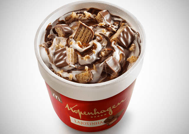 McFlurry Kopenhagen Lajotinha é o novo lançamento do McDonald's
