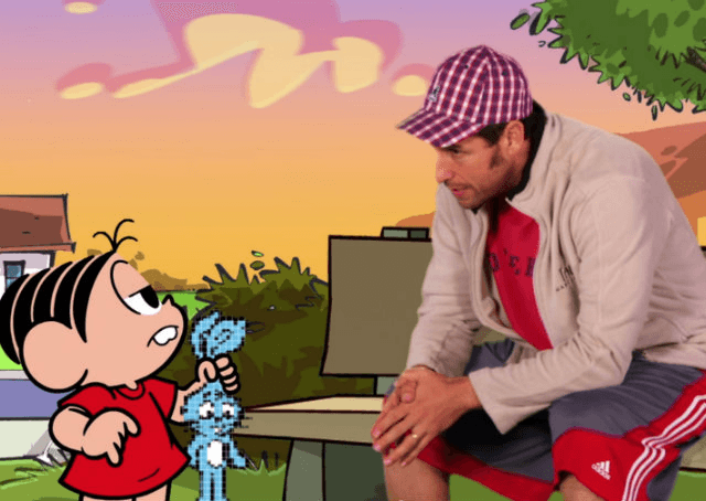 Para promover o filme Pixels, Adam Sandler entra para a Turma da Mônica