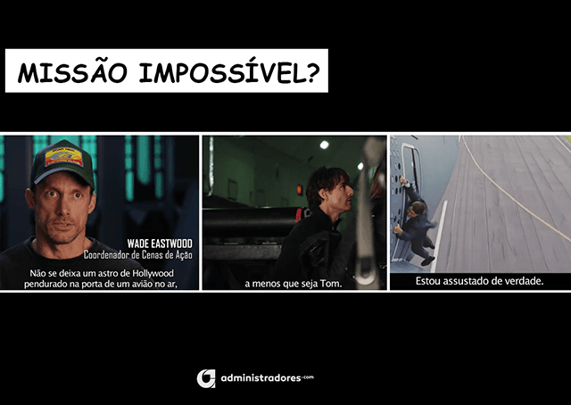 Para Tom Cruise, não tem missão impossível