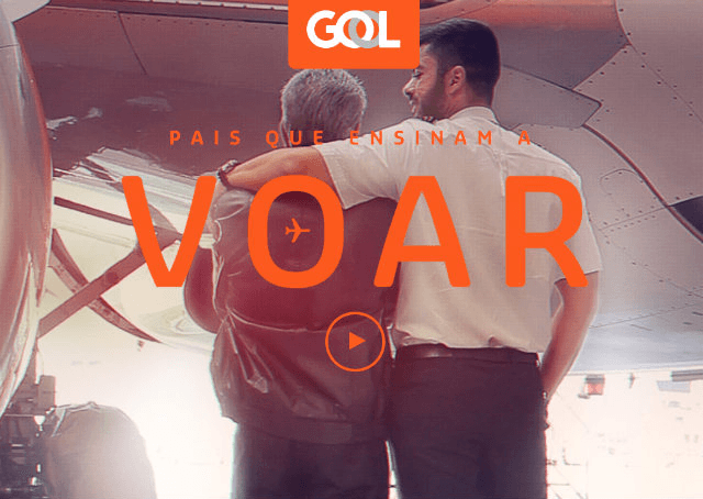 Gol lança campanha com pais que não medem esforços para ver seus filhos voando