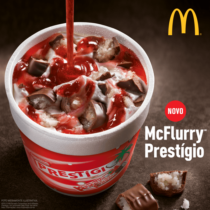 McDonald's anuncia novo McFlurry Prestígio