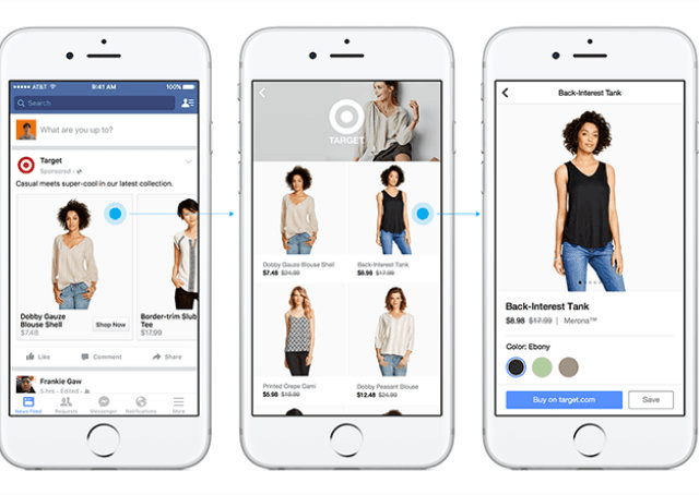 Facebook testa novos recursos de compras dentro da rede social
