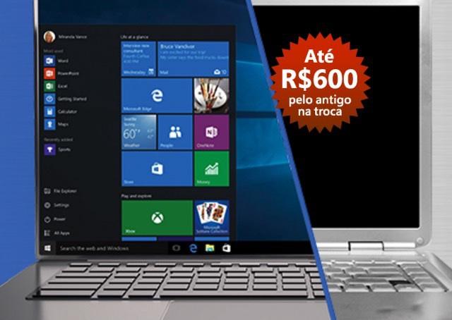 Microsoft pode dar até 600 reais por PC antigo na troca por um novo com Windows