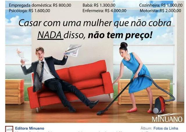 Editora publica postagem machista e usuários do Facebook sugerem boicote