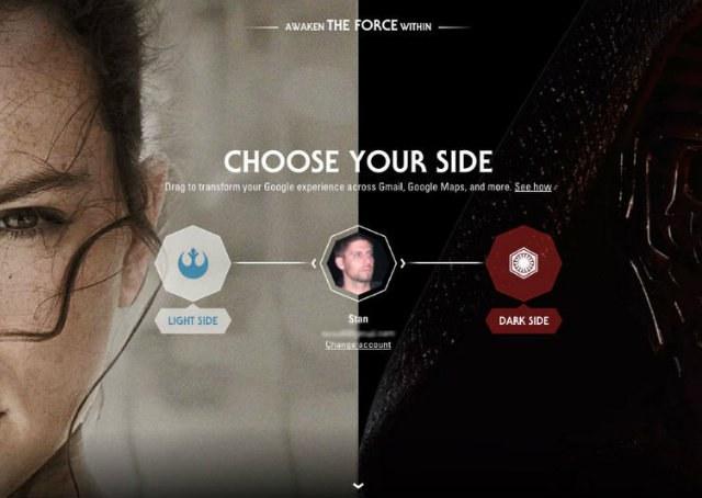 Google disponibiliza tema de Star Wars para personalizar suas contas