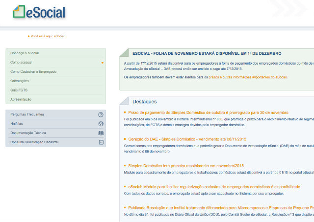 Termina nesta segunda prazo prorrogado para pagamento do eSocial