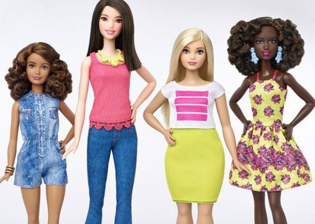 Em nova coleção, Barbie ganha várias formas de corpo e tons de pele