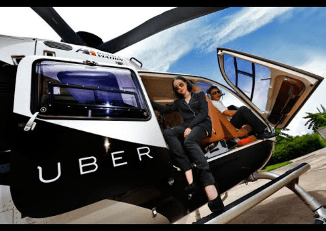 Uber oferece serviço de helicóptero em São Paulo
