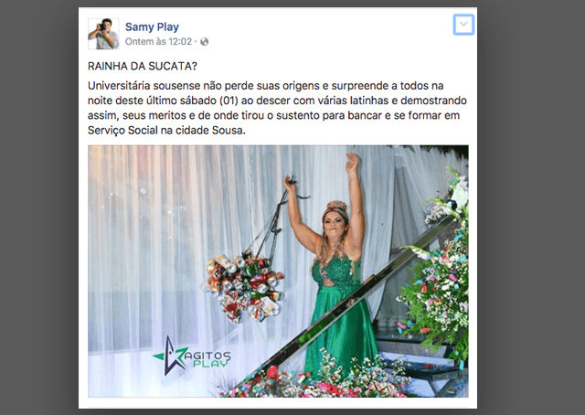 Esta mulher tirou do lixo o que precisava para realizar seu grande sonho