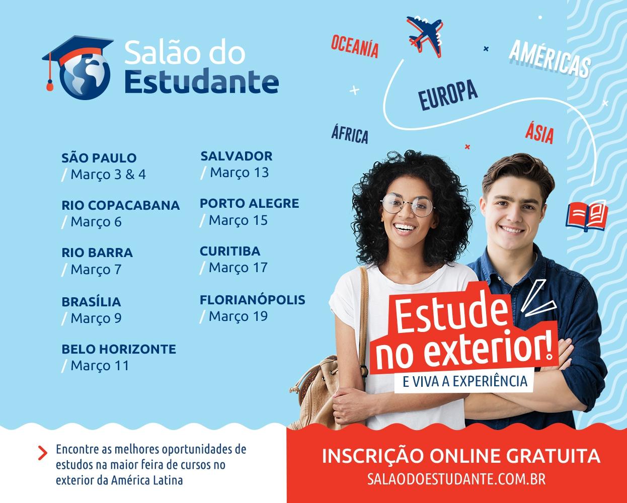 Feira Internacional de Educação oferece opções de estudos no exterior