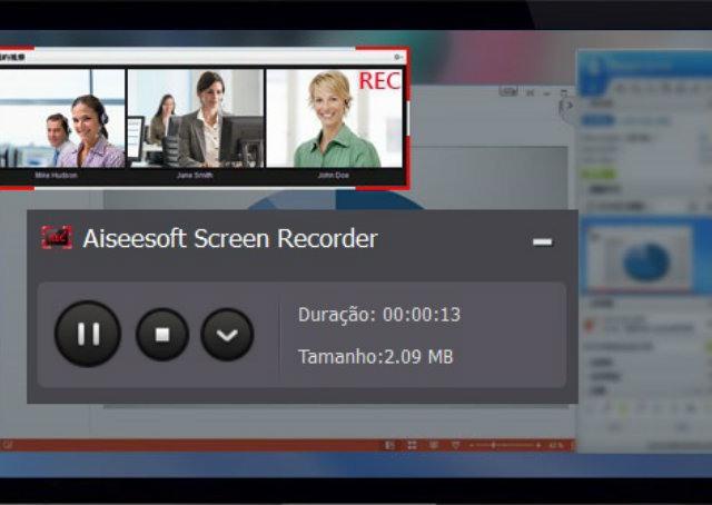 Grave tudo que estiver na tela do computador