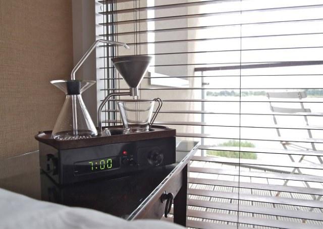 O despertador que prepara seu café