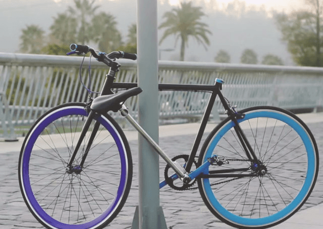 Bicicleta anti-furto usa partes removíveis como cadeado