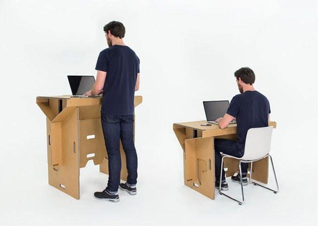 Companhia cria mesa portátil de papelão