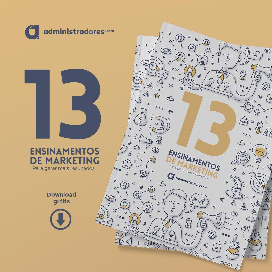 Ebook grátis: ensinamentos de marketing para gerar mais resultados