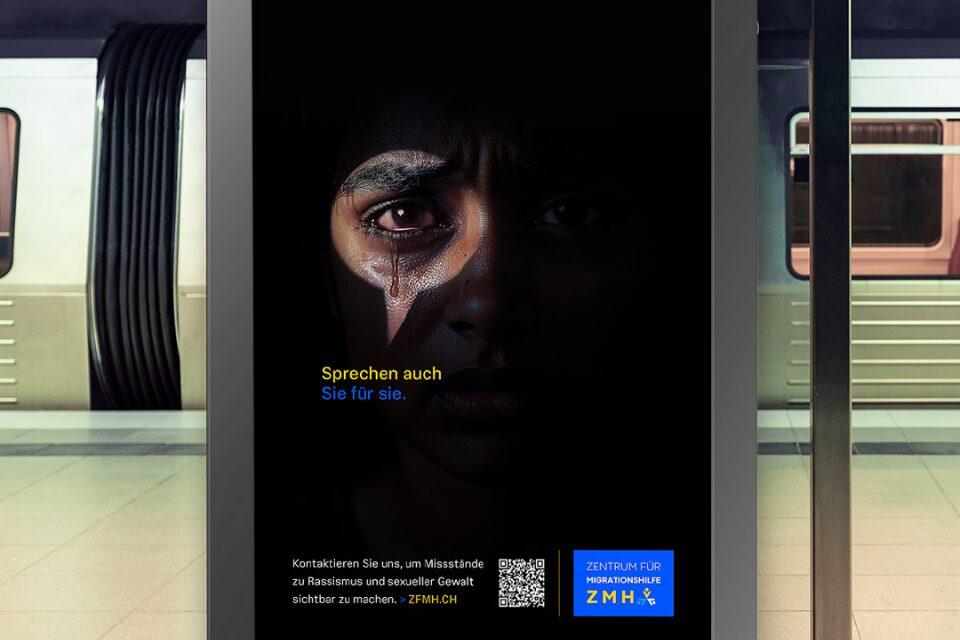 Agência brasileira Martpet é responsável por campanha suíça de combate ao racismo e violência sexual contra mulheres imigrantes