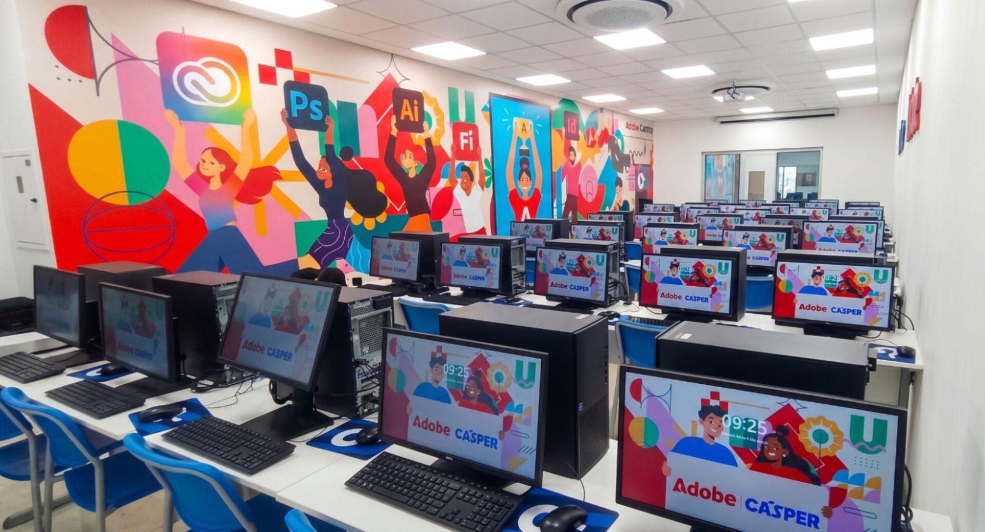 Cásper Líbero e Adobe inauguram laboratório para formar alunos mais criativos